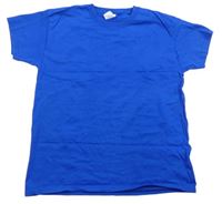 Cobaltově modré tričko zn. FRUIT of the LOOM