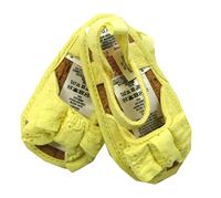 Žluté sandále s mašličkou a výšivkou zn. PRIMARK