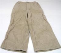 Béžové manžestrové kalhoty zn. Cherokee