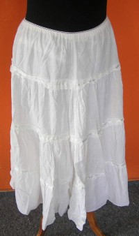 Dámská bílá sukně
