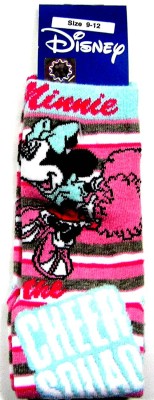 Outlet - Růžovo-modré ponožky s Minnie zn. Disney vel. 27-30