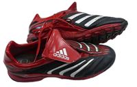 Pánské černo-červené fotbalové boty zn. Adidas vel. 45