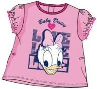 Nové - Růžové tričko s Daisy zn. Disney 