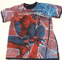 Tmavomodro-červené tričko se Spider-manem zn. George 