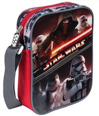 Nové - Červeno-šedá taška přes rameno s potiskem Star Wars 