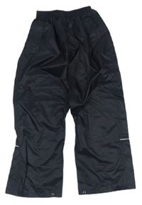 Černé šusťákové voděodolné funkční kalhoty zn. Regatta