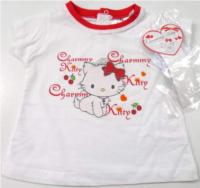 Outlet - Bílé tričko s Kitty zn. Sanrio