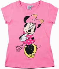 Nové - Růžové tričko s Minnie zn. Disney