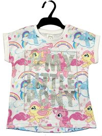 Outlet - Bílé tričko s potiskem My Little Pony 