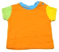 Oranžovo-žluto-zelené tričko zn. George + Disney