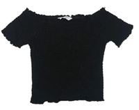 Černé žabičkové tričko zn. Primark