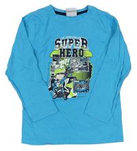 Azurové triko se Super Hero zn. Topolino
