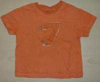 Oranžové tričko s číslem zn. Cherokee