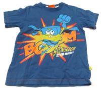 Modré tričko se SpongeBobem 