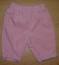 Růžové sametové kalhoty zn. George