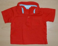 Červené tričko s límečkem zn. John Lewis