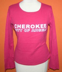 Dámské růžové triko s nápisem zn. Cherokee