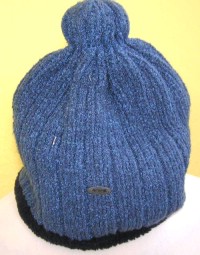 Pánská modrá zimní čepice