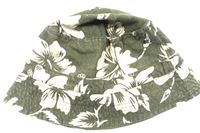Khaki klobouk s kytičkami zn. TU vel.122-140