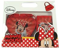 Nové - 2set - Červená kabelka + peněženka s Minnie zn. Disney