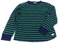 Tmavomodro-zelené pruhované triko zn.GAP