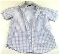 Bílo-fialová kostkovaná košile zn. Flipback 