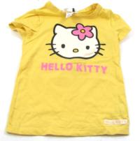 Žluté tričko s Hello Kitty  zn. H&M 