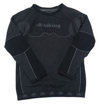 Černo-šedé funkční spodní triko zn.Viking