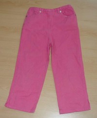Růžové 7/8 riflové kalhoty zn. George