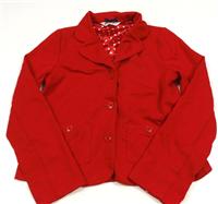 Červené mikinové sako zn- H&M