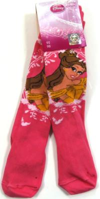 Nové - Růžové punčocháčky s Belou zn. Disney
