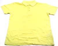 Žluté tričko s límečkem