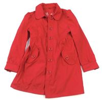 Červený plátěný jarní kabátek zn. Cherokee