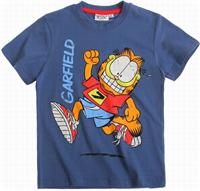 Nové - Tmavomodré tričko s Garfieldem
