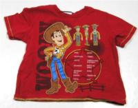 Červené tričko s Woodym zn.Disney