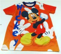 Oranžový dres s Mickey Mousem zn. Disney