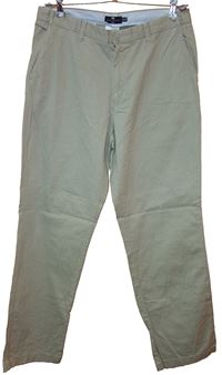 Pánské pískové plátěné chino kalhoty zn. M&S