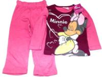 Outlet - Růžovo-fialové pyžámko s Minnie zn. Disney 