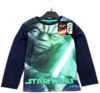 Nové - Tmavomodro-zelené triko s potiskem Star Wars 