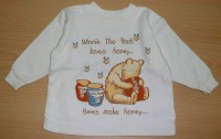 Smetanové triko s medvídkem zn. Mothercare