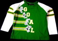 Zeleno-bílé triko s fotbalisty zn. George