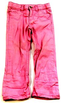 Světlerůžové riflové kalhoty zn.H&M