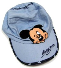 Světlemodrá plátěná kšiltovka s Mickeym zn. Disney
