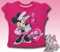 Outlet - Malinové tričko s Minnií zn. Disney 