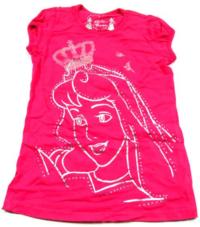 Růžové tričko s princeznou zn. Disney+George 