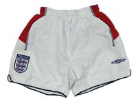 Bílé fotbalové kraťasy - England zn. Umbro