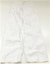 Bílé plátěné kalhoty zn. New look 