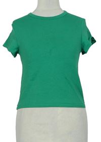 Dámské zelené crop tričko zn. H&M