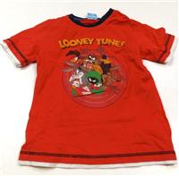 Červené tričko s Looney tunes