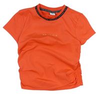 Oranžové sportovní tričko s logem zn. HOLYFIELD